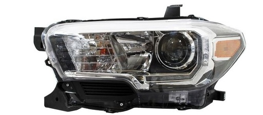 [FATO-TA16-ORCLONUS2] FARO TOYOTA TACOMA 2016 AL 2018 FONDO NEG LEDS IZQ DESMONTADO ORIGINAL