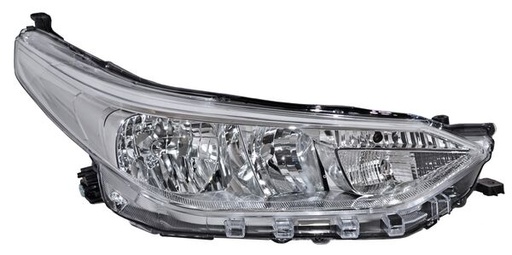 [20-G591-05-2B] FARO TOYOTA YARIS 2018 AL 2020 DER TYC