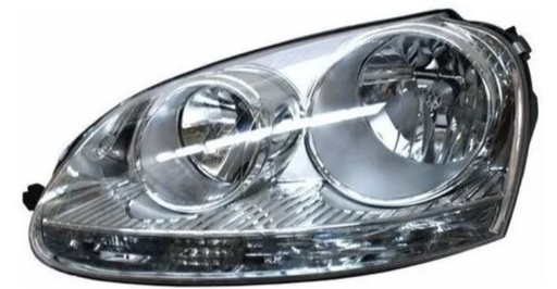 [FAVO-BO05-ONUP2] FARO VOLKSWAGEN BORA 2005 AL 2010 C/LUPA FONDO NEG IZQ TYC *R