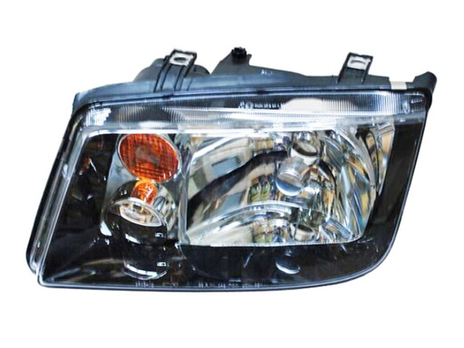 [20-5654-E5-6B] FARO VOLKSWAGEN JETTA 1999 AL 2007 C/CUARTO AMBAR FONDO NEG IZQ TYC