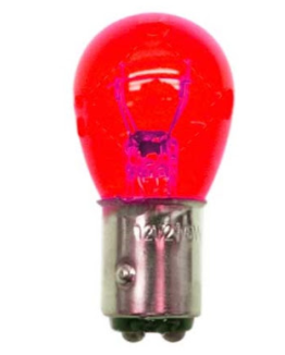 [KLFOC1157RRO] FOCO 1157 ROJO 12V 21/5W DOS POLOS PATAS DISPAREJAS HGO 1 PZA (159533)