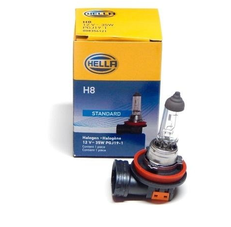 [760687139768] FOCO H8 12V 35W PGJ19-1 ESTANDAR HALÓGENO HELLA 1 PZA