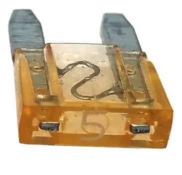 [SMFUSS5VAM] FUSIBLE CLAVIJA MINI 5 A AMARILLO (130735)