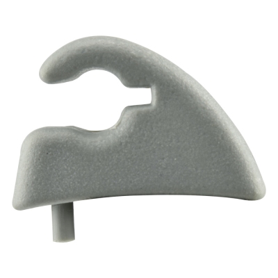 [GAVICHE120] GANCHO VISERA PARASOL CHEVROLET AVEO DE 2009 AL 2018/CHEVY C1-C2-C3 GRIS 1PZA