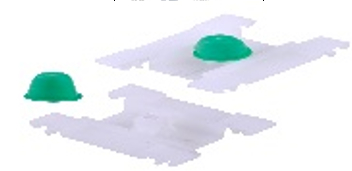 [MO20903-01] GRAPA P/ MOLDURA VOLKSWAGEN VARIOS MOD H: 8 MM / L: 19 MM 5 PZAS COD. 20903 COD. (125469)