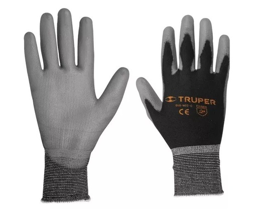 [GU-111] GUANTES NYLON PARA MECANICO RECUBIERTOS DE POLIURETANO CH TRUPER