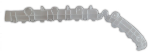 [MIOUT14GUFHGTR] GUIA FASCIA (DEFENSA) MITSUBISHI OUTLANDER DE 2014 AL 2016 TRAS DER (131184) EX+