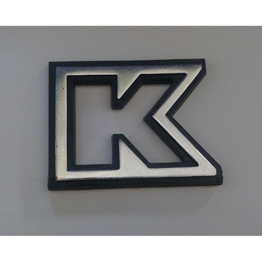 [DOVOLIN84SLEK] INSIGNIA ORIGINAL DODGE DART K DE 1984 AL 1990 LETRA K COD. (100393)