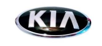 [KIASPOINPA] INSIGNIA ORIGINAL PARRILLA KIA NEG/CROM N1