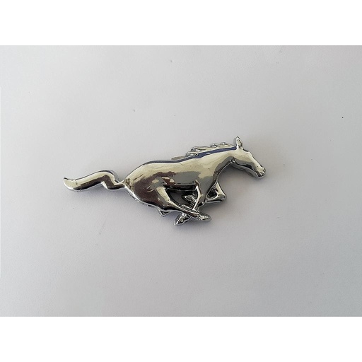 [MUFORIN7] INSIGNIA ORIGINAL TRAS FORD MUSTANG CABALLO METALICO 7.5 CM ( F-129)