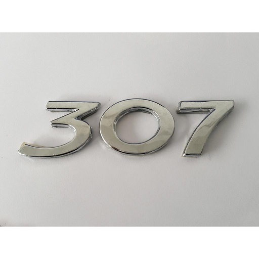 [30PEUIN03T] INSIGNIA ORIGINAL PEUGEOT 307 DE 2003 AL 2006 TRAS ( PE-005)