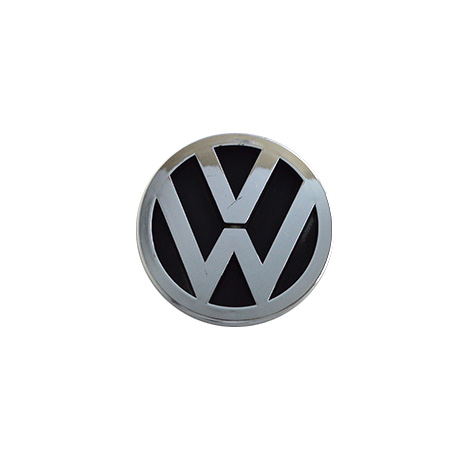 [VOPOI97INSLOCR] INSIGNIA ORIGINAL VOLKSWAGEN POINTER DE 1997 AL 1999 LOGO CROM FONDO NEG TRAS ( V-012)