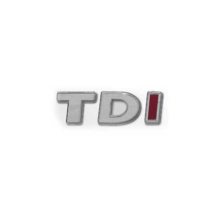 [VOTDI08INSLECR] INSIGNIA ORIGINAL VOLKSWAGEN TDI DE 2008 AL 2013 LETRAS CROMDAS 