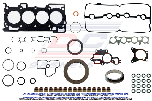 [FGS-130] JUEGO DE JUNTAS DE MOTOR CHEVROLET PU 6L 194 230 250 292 DE 1963 AL 1990 DC COD. FS-1238(115861)