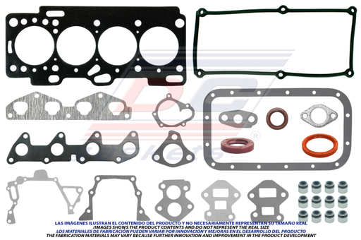 [FS2011] JUEGO DE JUNTAS DE MOTOR DODGE ATOS 1.1 4L DE 2004 AL 2005 DC COD. FS2011(114805)