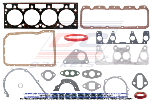 [FS300] JUEGO DE JUNTAS DE MOTOR FORD TOPAZ DE 1984 AL 1988 / TEMPO DE 1984 AL 1988 2.3 CARBURADO DC COD. FS300(115863)