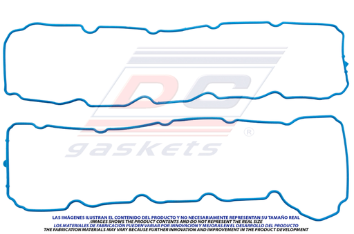 [VS3272R] JUNTA DE TAPA DE PUNTERIAS DODGE PU RAM V8 4.7 DE 1999 AL 2004 JEEP CHEEROKE V8 4.7 DE 1999 AL 2004 / DAKOTA V8 4.7 DE 1999 AL 2004 2 PZAS DC COD. VS3272R(115439)