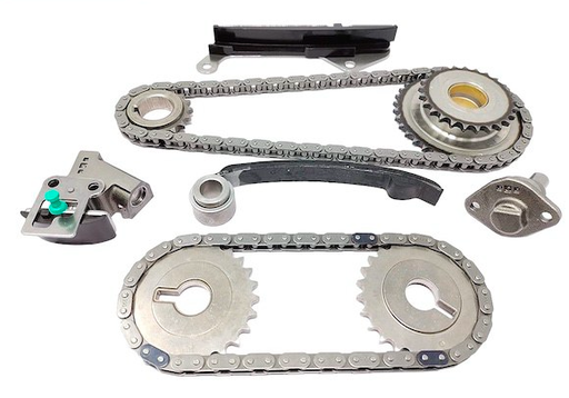 [TK-NS102-I] KIT DE DISTRIBUCION NISSAN TSURU III DE 1996 AL 2000 L4 16V GUIA DE METAL 14 PZAS COD TK-NS102-I (112083)