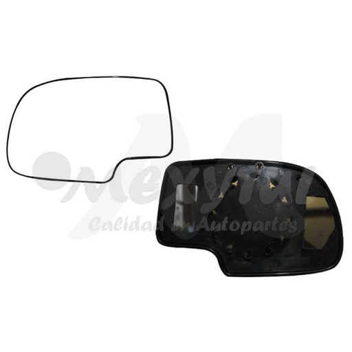 [CHPUC99LUEL] LUNA ESPEJO CHEVROLET PU DE 1999 AL 2007 C/LUZ S/DESEMP IZQ (132641)