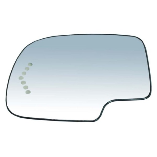 [CHPUC99LUECDL] LUNA ESPEJO CHEVROLET PU/ CHEYENNE/ SILVERADO/ SUBURBAN 1999 AL 2007 C/DESEMP C/LUZ IZQ (132637)