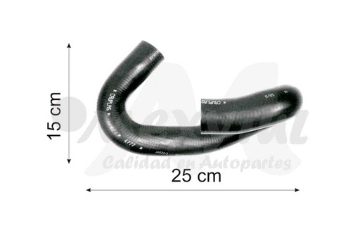 [UMAR4777] MANGUERA RADIADOR CHEVROLET ASTRA SUP 1.8 COD 4777 CH140141 (132825)