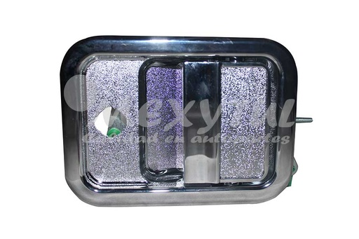 [FRCAM85MEXL] MANIJA EXT FREIGHTLINER CAMION DE 1985 AL 2010 CROM HORIFICIO P/LLAVE 2.2 CM IZQ (13289) *A