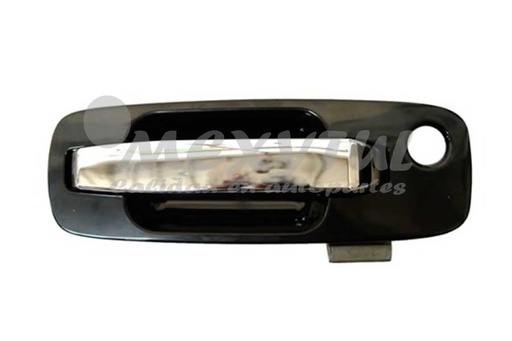 [NIXTR02MEXCRDR] MANIJA EXT NISSAN XTRAIL DE 2002 AL 2007 C/HOYO P/LLAVE PLAST NEG/CROM DEL DER (6066) TW