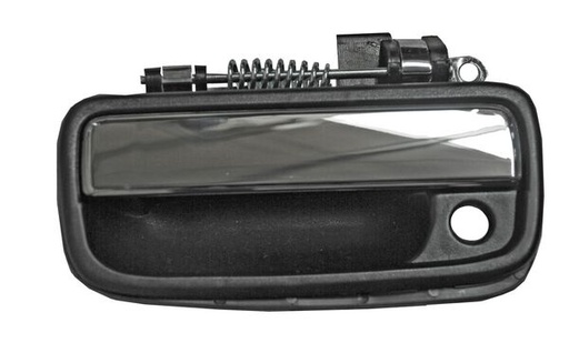 [TOTAC95MEXNGHL] MANIJA EXT TOYOTA TACOMA 95-04 C/HOYO P/LLAVE PLAST CROM/NEG DEL IZQ (125653) TW