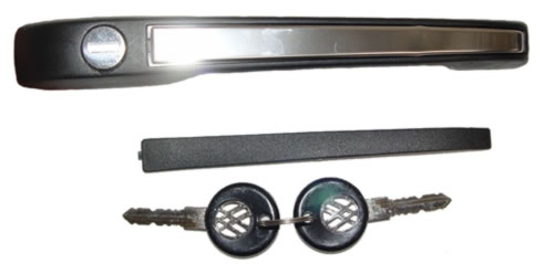 [VOJET82MEXDL] MANIJA EXT VOLKSWAGEN ATLAN / JETTA DE 1982 AL 1992 / CARIBE / GOLF DE 1977 AL 1992 C/LLAVE PLAST NEG DEL IZQ N1 (136842) TW