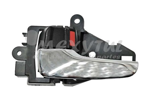 [MIPUL05MAICRDL] MANIJA INT MITSUBISHI LANCER/ PU L200 DE 2008 AL 2015/ OUTLANDER DE 2007 AL 2011 PLAST NEG/CROM DEL/TRAS IZQ (13407) AE TW