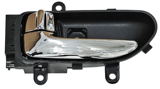 [MINRO08L] MANIJA INT NISSAN ROGUE/ XTRAIL 08-14 PLAST NEG/CROM DEL/TRAS IZQ TW