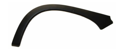 [CHCHE94MARTL] MOLDURA ARCO SALP CHEVROLET CHEVY C1 1994 AL 2003 NEG TRAS IZQ (6448)