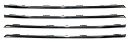 [VOAM11MOPAJG] MOLDURA PARRILLA VOLKSWAGEN AMAROK DE 2011 AL 2016 CROM JGO 4 PZAS