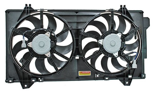 [MA609MOPRPAADC] MOTOVENTILADOR MAZDA 6 DE 2014 AL 2016 P/ RAD P/AIRE DOBLE COMPLETO TW 