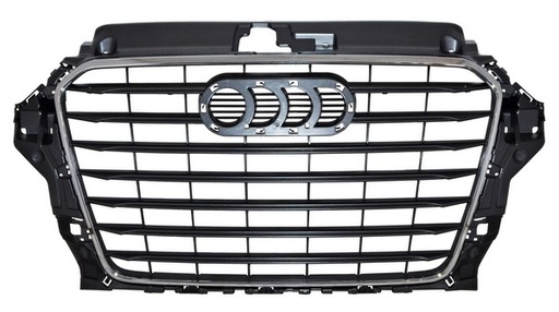 [PAA315G] PARRILLA AUDI A3 DE 2015 AL 2019 GRIS C/MOLD CROM TW
