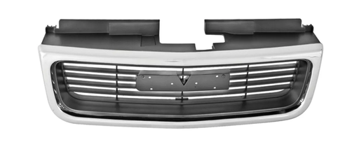 [PACH-S198-CRGS] PARRILLA CHEVROLET S-10/ GMC SONOMA 1998 AL 2004 CROM/GRIS *R