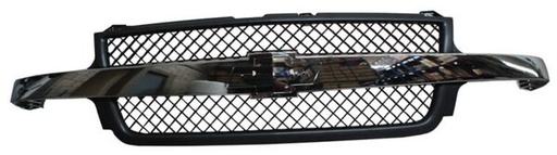 [CHHEA99PARCR] PARRILLA CHEVROLET HEAVY DUTY DE 1999 AL 2003 3.5 TON C/MOLD CROM (9103)