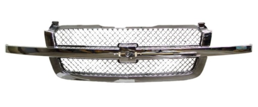 [CHPU03PARCR] PARRILLA CHEVROLET PU 03-05 / SILVERADO 03/07 CROM (6708) *R