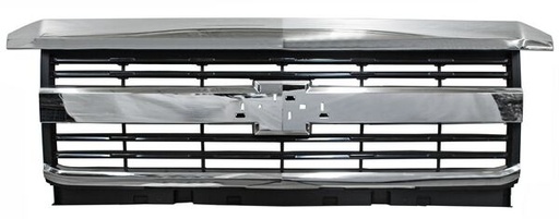 [CHPU15PA] PARRILLA CHEVROLET PU 2500/3500 DE 2015 AL 2017 CROM LINEAS NEG