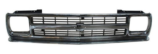 [CHS1091PARCR] PARRILLA CHEVROLET S10 91-92 CROM (6742)