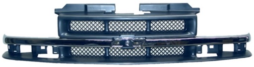 [CHS1098PARCR] PARRILLA CHEVROLET S10 98-04 CROM (6745) TW