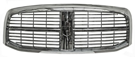 [DOPU06PARTC] PARRILLA DODGE PU 06-08 1.5/2.5/3.5 TON TODA CROM (136339) TW