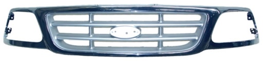 [FOPU99PARCR] PARRILLA FORD PU 99-04 CUSTOM CROM (6910)