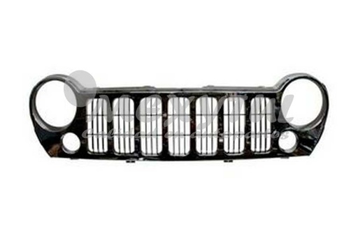 [JELIB05PARCR] PARRILLA JEEP LIBERTY 05-07 CROM P/FARO AUX (6799) TW