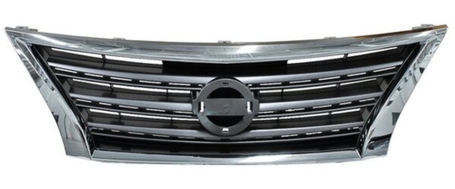 [NISEN13PARFN] PARRILLA NISSAN SENTRA 13-16 NEG F/CROM TW