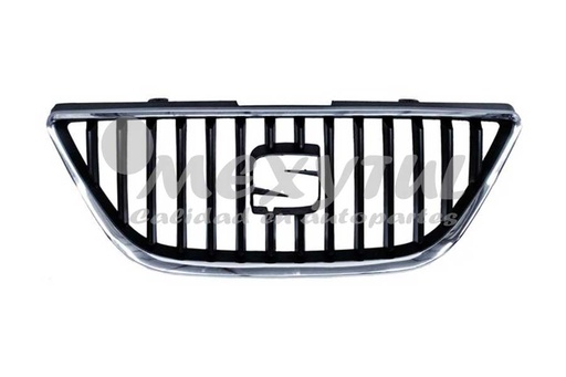 [SEIBI09PAR] PARRILLA SEAT IBIZA 09-12 NEG C/MOLD CROM (119308) TW