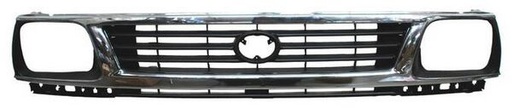 [TOTAC95PARCR] PARRILLA TOYOTA TACOMA 95-96 2WD CROM C/BISEL (6647)
