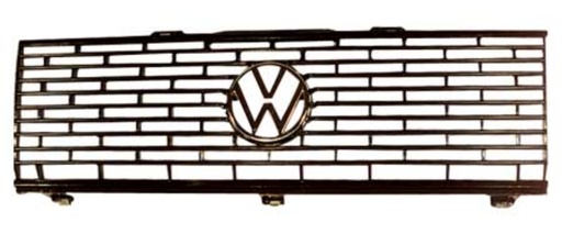 [VOATL81PARCEMNG] PARRILLA VOLKSWAGEN ATLANTIC DE 1981 AL 1986 C/EMBLEMA CROM NEG EX+