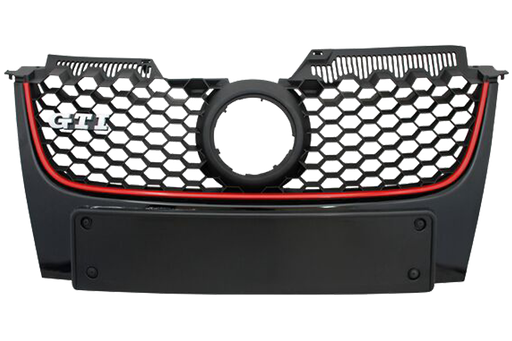 [VOBOR05PAR] PARRILLA VOLKSWAGEN BORA 05-10 / GOLF GTI 07-09 F/ROJO C/EMB C/PORTAPLACA EUROPEO TW