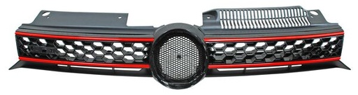 [VOGOL10PAROE] PARRILLA VOLKSWAGEN GOLF DE 2010 AL 2011 F/ROJO C/EMBLEMA (11345)